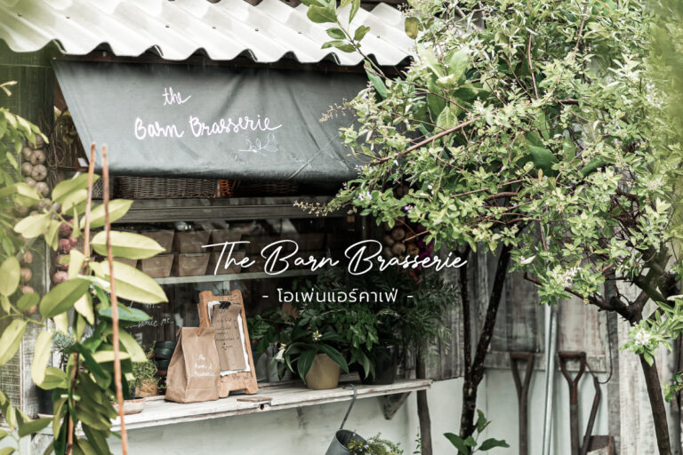 The Barn Brasserie โอเพ่นแอร์คาเฟ่ ย่านบางกรวย บรรยากาศชาวไร่