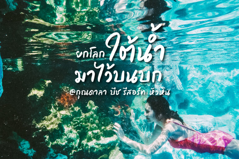ยกโลกใต้น้ำมาไว้บนบก ที่ กุณดาลา บีช รีสอร์ท หัวหิน เขาตะเกียบ