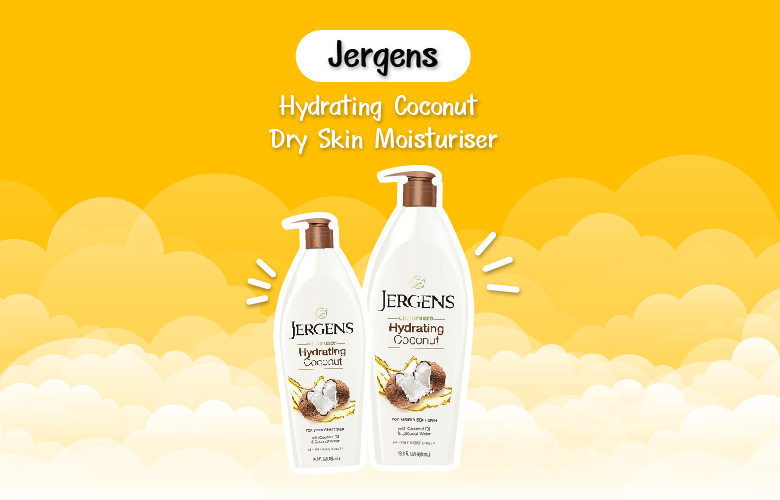 2.Jergens Hydrating Coconut Dry Skin Moisturiser lotions