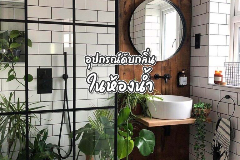 อุปกรณ์ดับกลิ่นในห้องน้ำ…ขจัดกลิ่นด้วยวิธีบ้าน ๆ