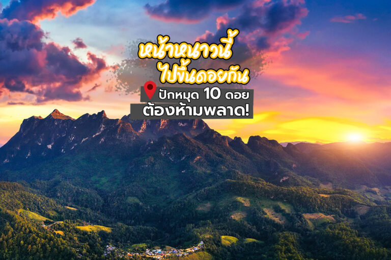 หน้าหนาวนี้ไปขึ้นดอยกัน ปักหมุด 10 ดอยต้องห้ามพลาด!