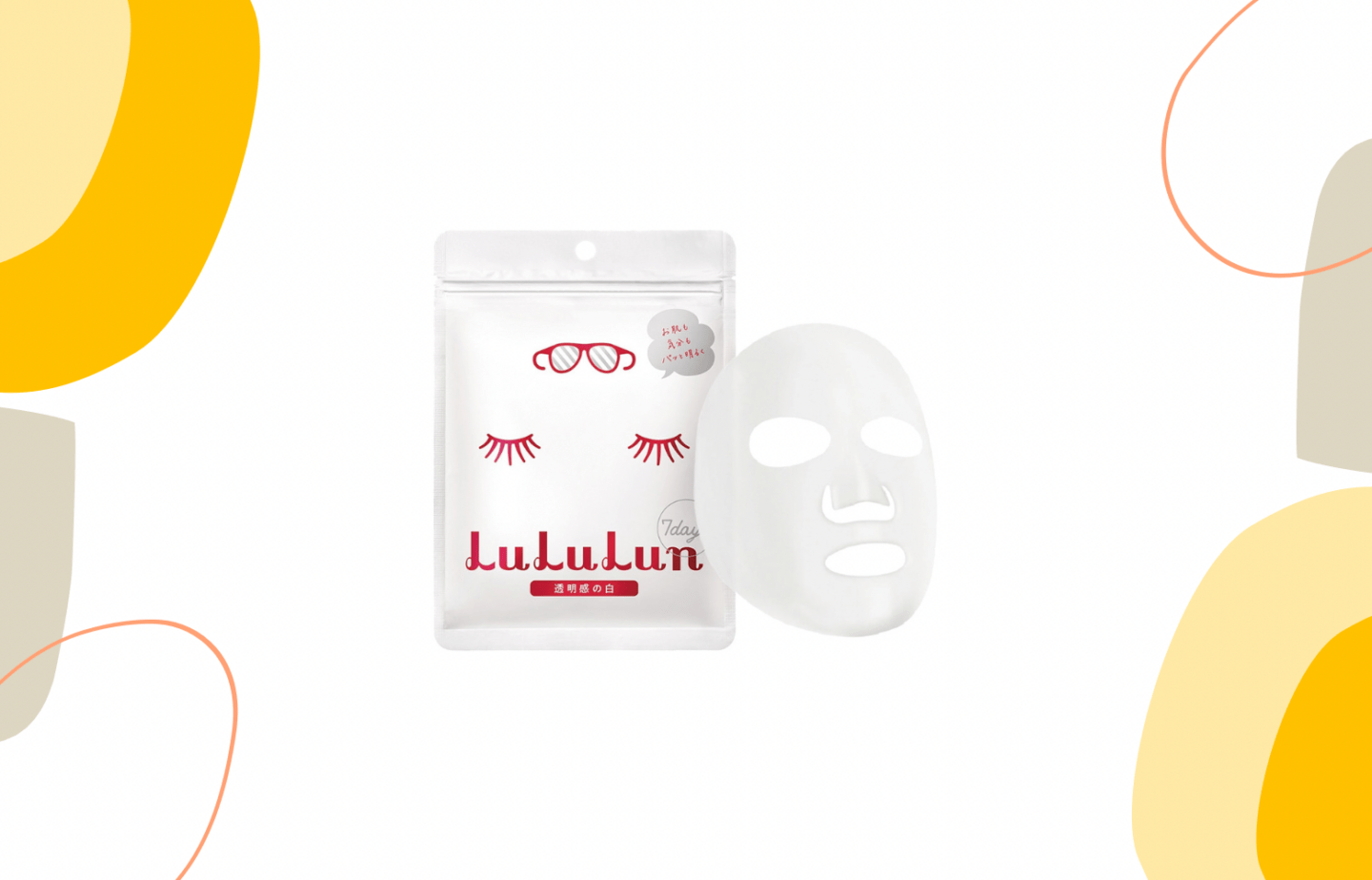 เปิดสูตร LuLuLun Facial Mask Whitening
