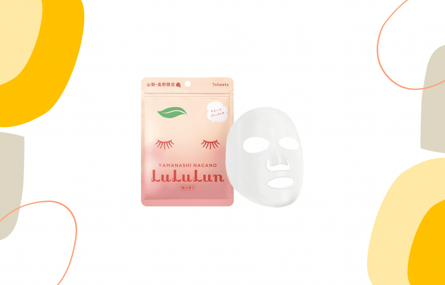 Lululun Face Mask Peach