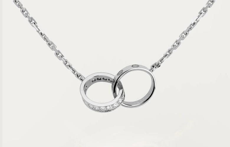 Cartier LOVE NECKLACE, DIAMONDS White Gold, Diamonds