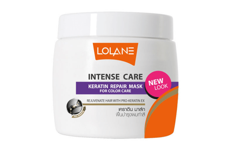 Lolane Intense Care Keratin Repair Mask for Hair Damaged from Coloring ราคา 150.บ