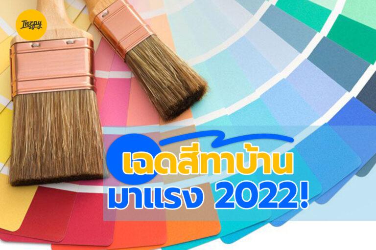 เฉดสีทาบ้านมาแรง2022 !