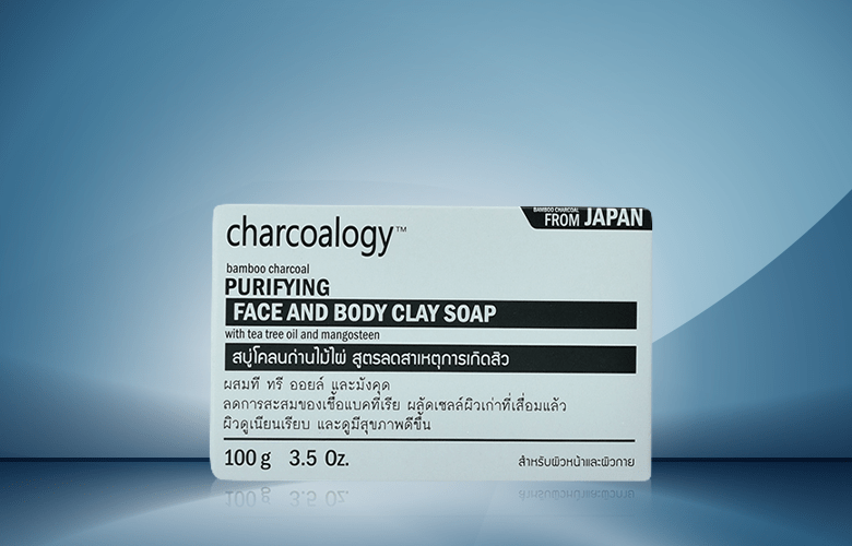 Charcoalogy Bamboo Charcoal Purifying Face And Body Clay Soap