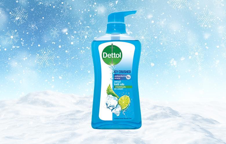 สบู่อาบน้ำสูตรเย็น Dettol Profresh Cool Antibacterial Body Wash