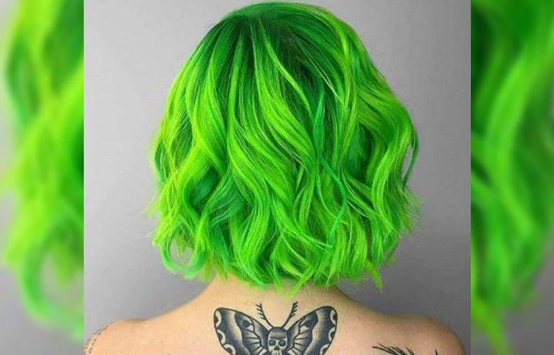 Green Hair Color ทำผมสีเขียว