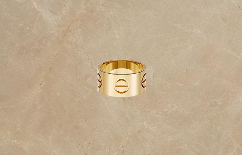 แหวนเสริมดวงวันพฤหัส Cartier LOVE RING Yellow gold