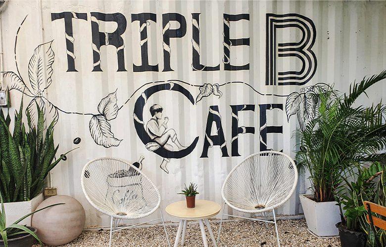 Triple B Cafe คาเฟ่น่านั่ง เวลาไปเดินตลาดน้ำ 4 ภาค