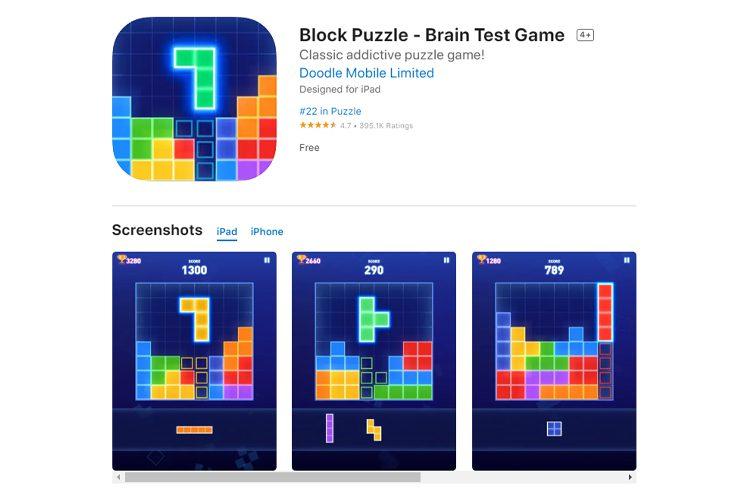 เกม บริหารสมอง Block Puzzle