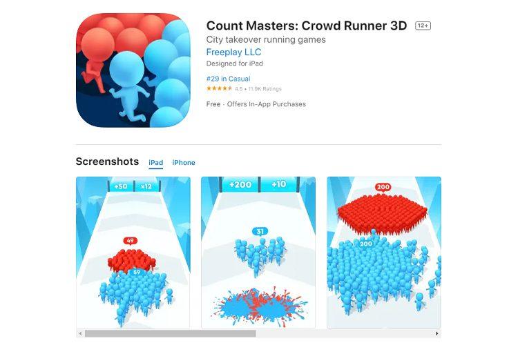 Count Masters: Crowd Runner 3D เกมมือถือ บริหารสมอง ลับสมอง