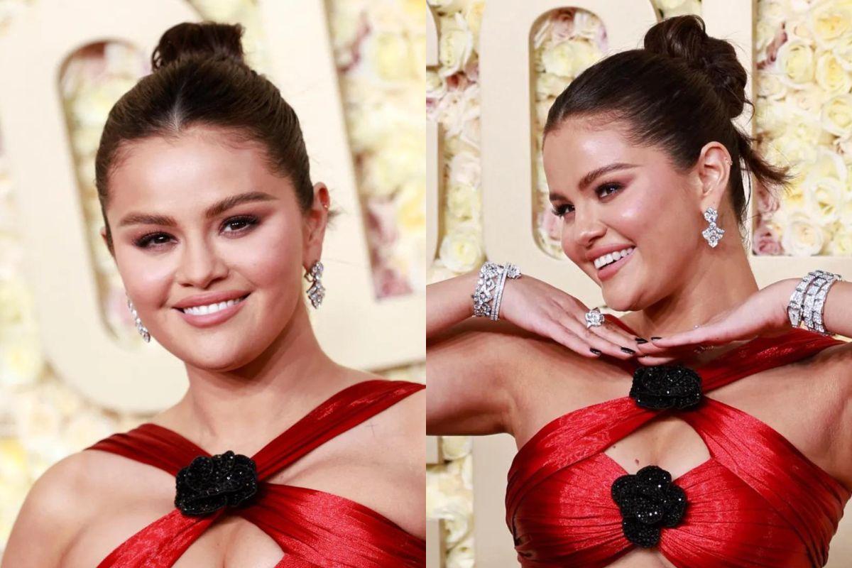 เมคอัพลิสต์ Selena Gomez สุดเรียบหรูในงาน Golden Globes 2024