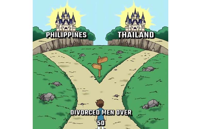 ไวรัลมาก ๆ ฝรั่งแก่หย่าเมีย เลือกมาอยู่ไทย ไม่ก็ฟิลิปปินส์