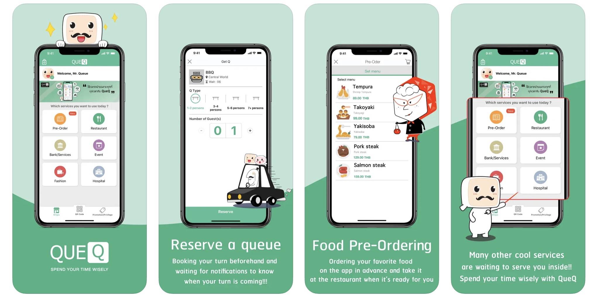 QueQ: No more Queue line