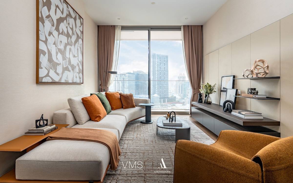 The Residences at Dusit Central Park ออกแบบร่วมกับ Arkitektura, Euro Creations และ Muse Design