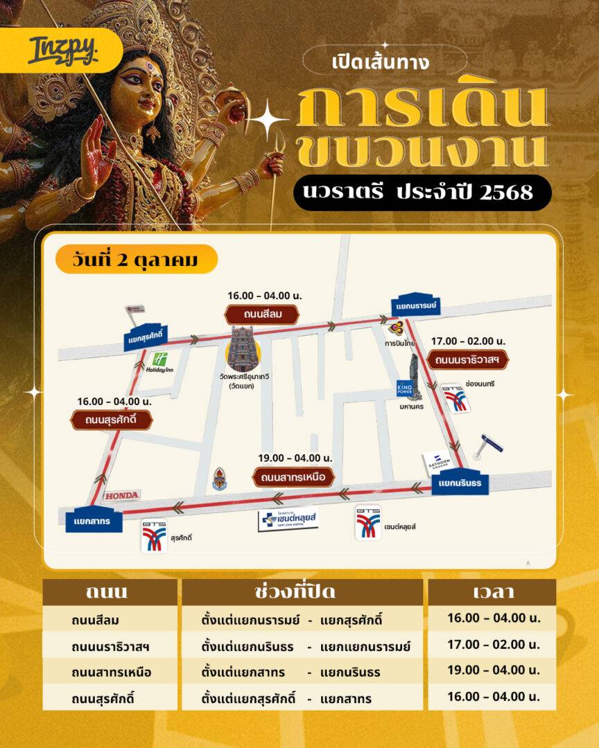 เข้าสู่ช่วงปลายปีแบบนี้ คงไม่มีงานไหนยิ่งใหญ่และเต็มไปด้วยพลังศรัทธาไปกว่างาน “นวราตรี”