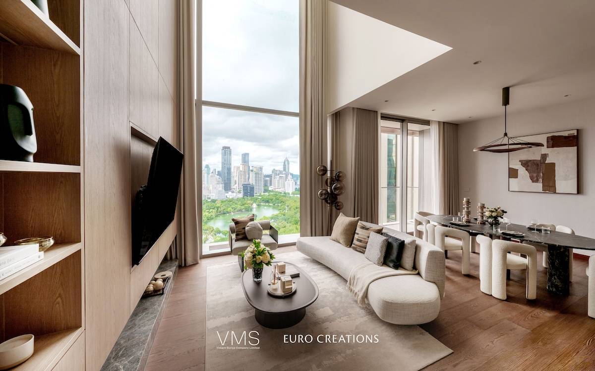The Residences at Dusit Central Park ออกแบบร่วมกับ Arkitektura, Euro Creations และ Muse Design