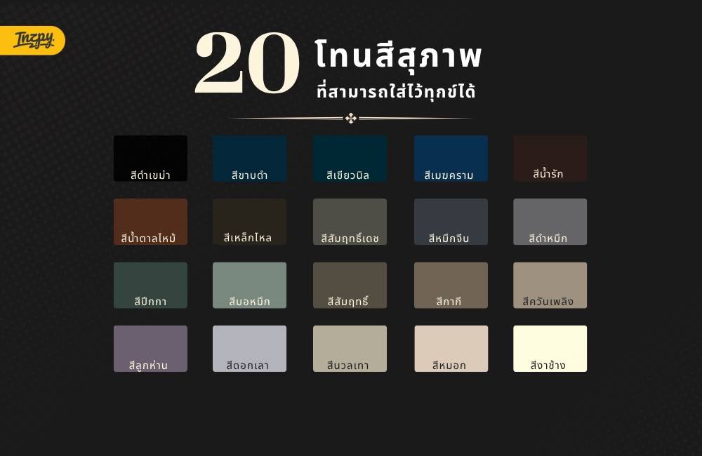 สีไทยโทนสุภาพ