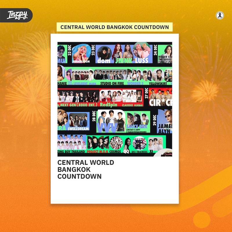 Central World Bangkok Countdown 2026