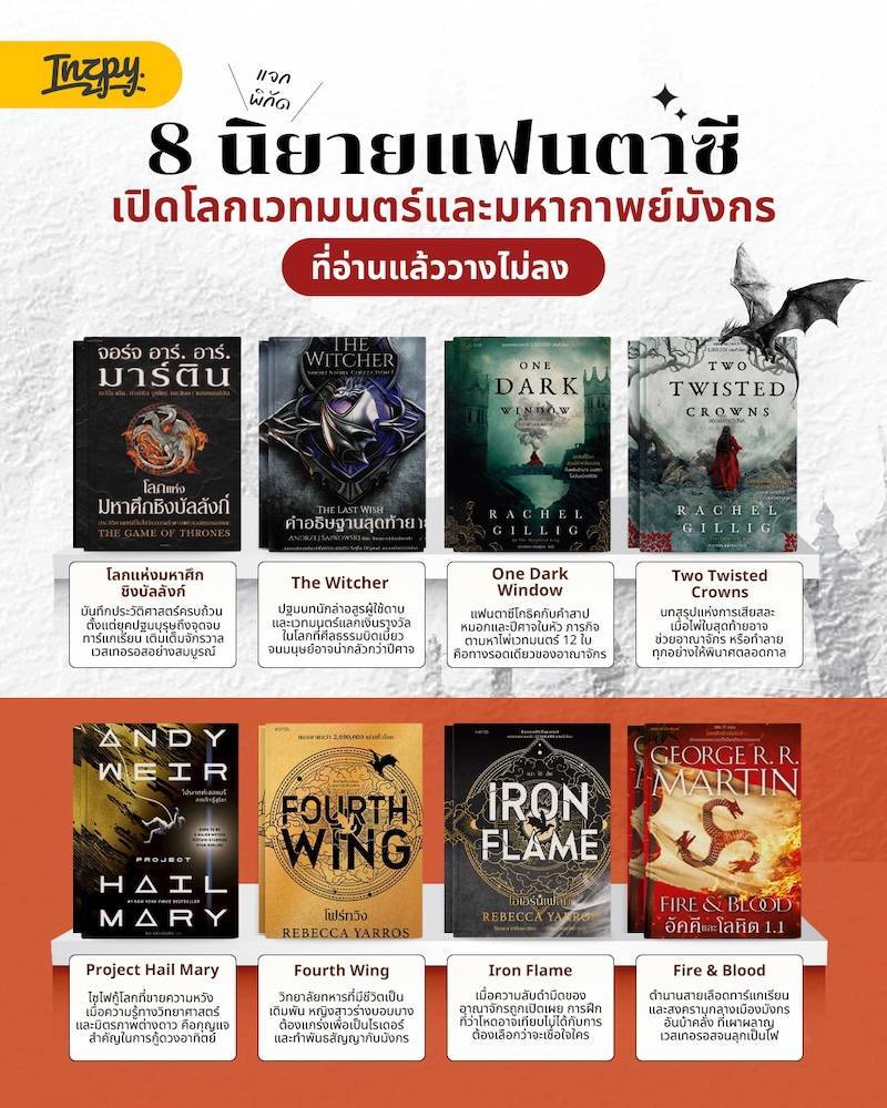 หนังสือนิยายแฟนตาซี