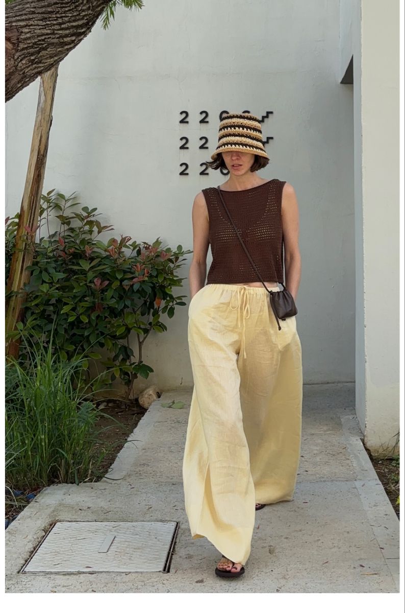 Butter Yellow + Brown