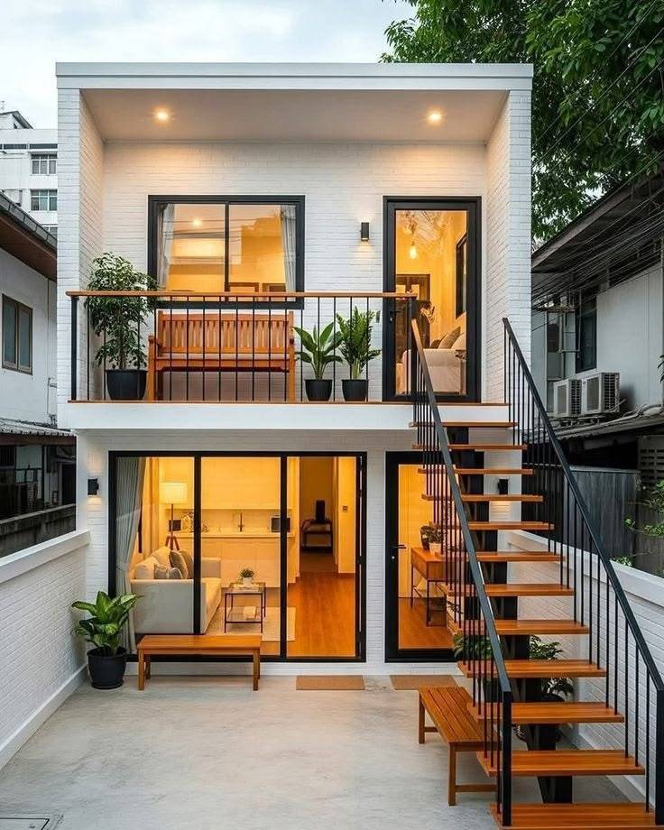 Vertical Modern House