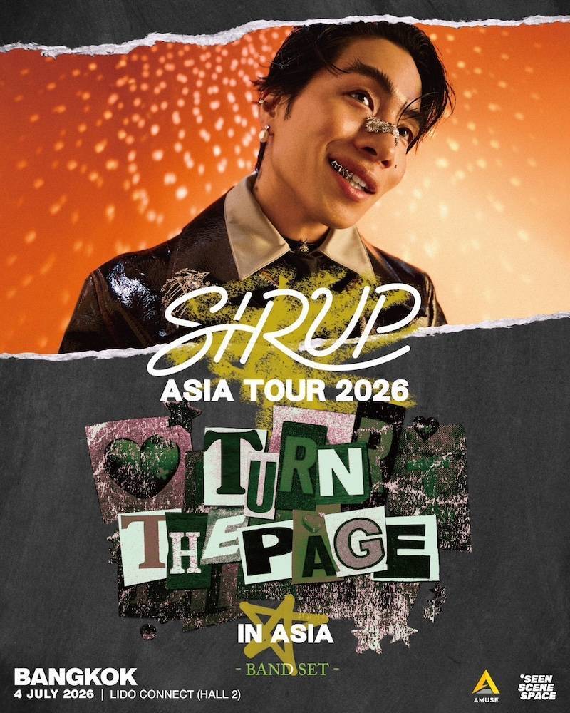 SIRUP ASIA TOUR TURN THE PAGE IN ASIA 2026