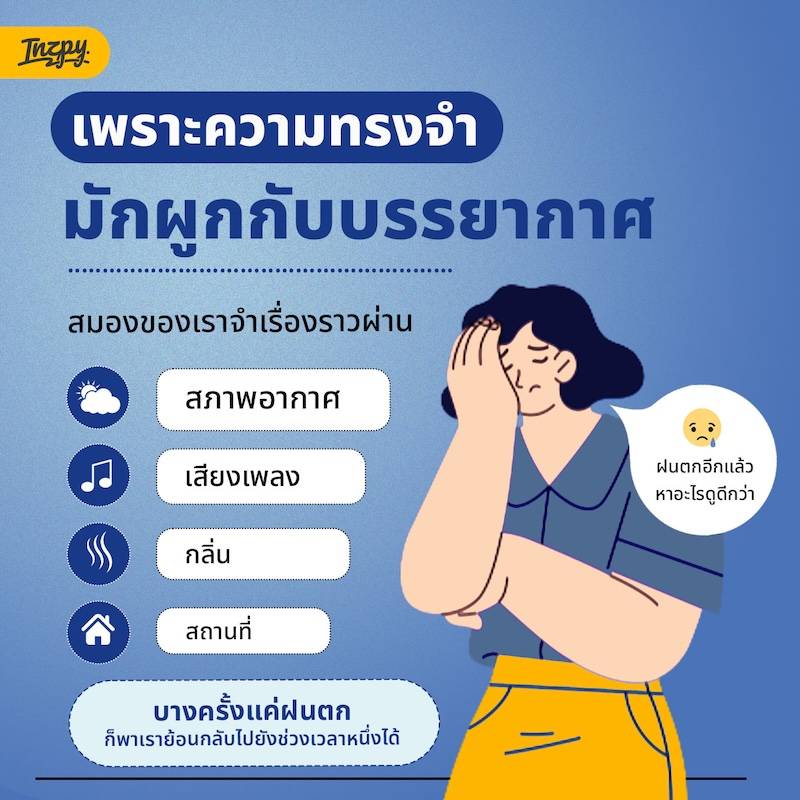 ความทรงจำมักมากับกลิ่น เสียง และสภาพอากาศ